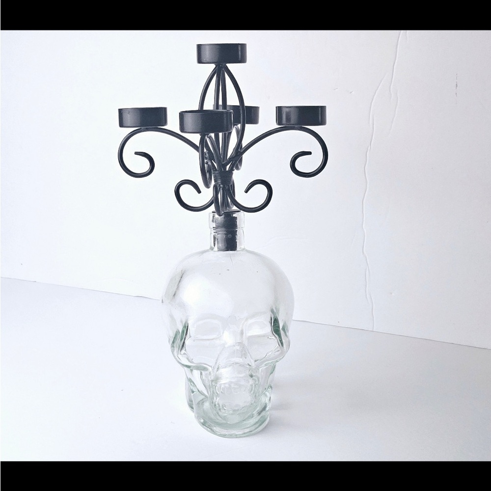 Vintage Wine Bottle Tealight Candle Holder (Set of 2)